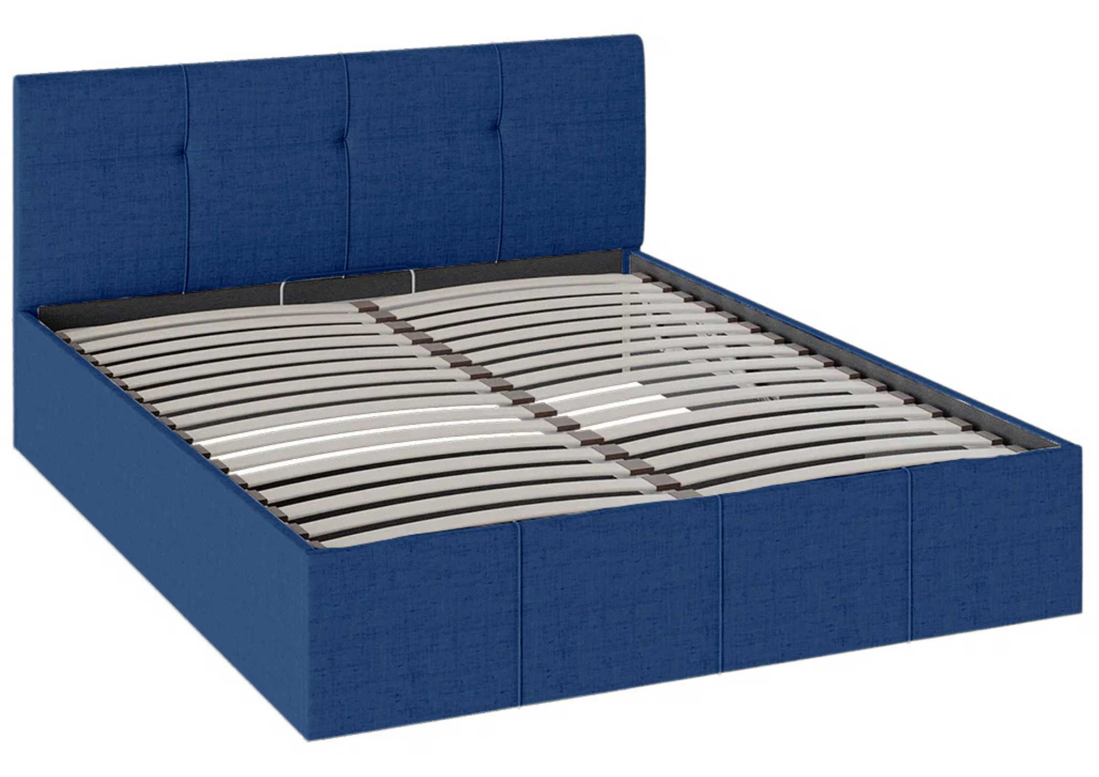 Granatowe łóżko 180x200cm